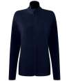 PR842 Premier Ladies Recyclight® Ultra Full Zip Micro Fleece Navy colour image